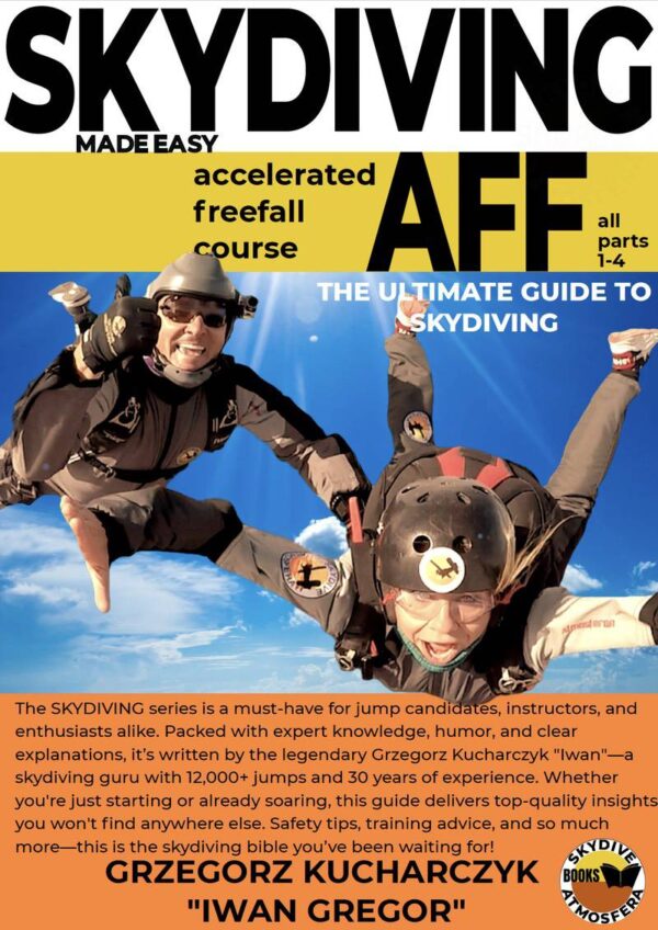 skydiving ebooks, skydivingmanual, skydiving, affcourse manual Skydive Atmosfera shop